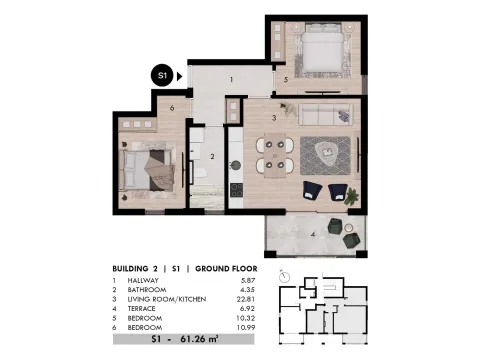 Prodaja, stan, 46m², Tivat, Crna Gora - image 5