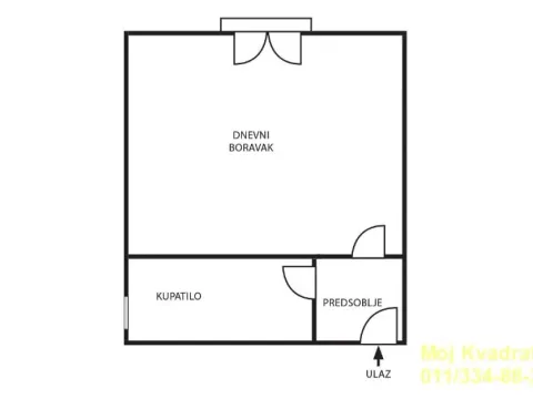 Sale, one bedroom apartment, 33m², Autokomanda, Voždovac Sve Podlokacije - image 9