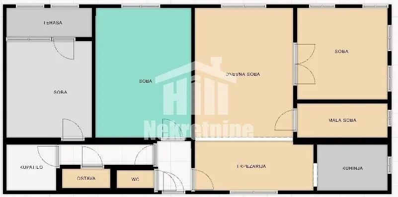 Prodaja, četvorosoban stan, 102m², Retenzija, Beograd