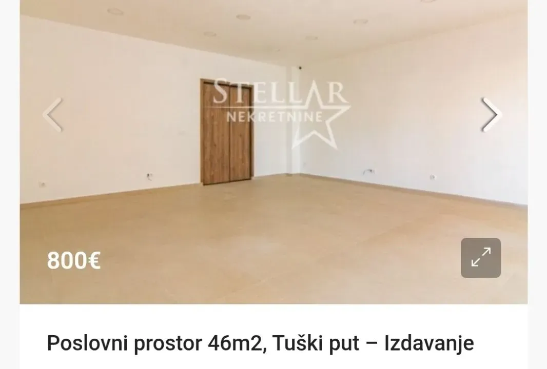 Izdavanje, poslovni prostor, 46m², Pobrežje, Podgorica