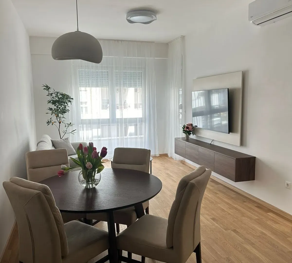 Izdavanje, jednosoban stan, 45m², Zabjelo, Podgorica