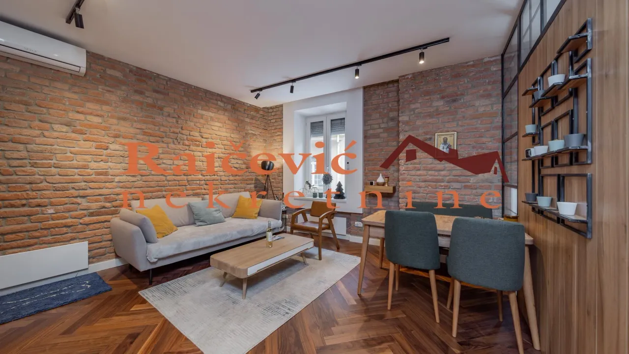 Izdavanje, dvosoban stan, 52m², Stari Grad, Beograd