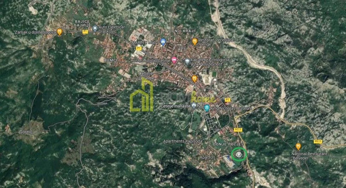 Prodaja, plac, 2380m², Cetinje, Crna Gora
