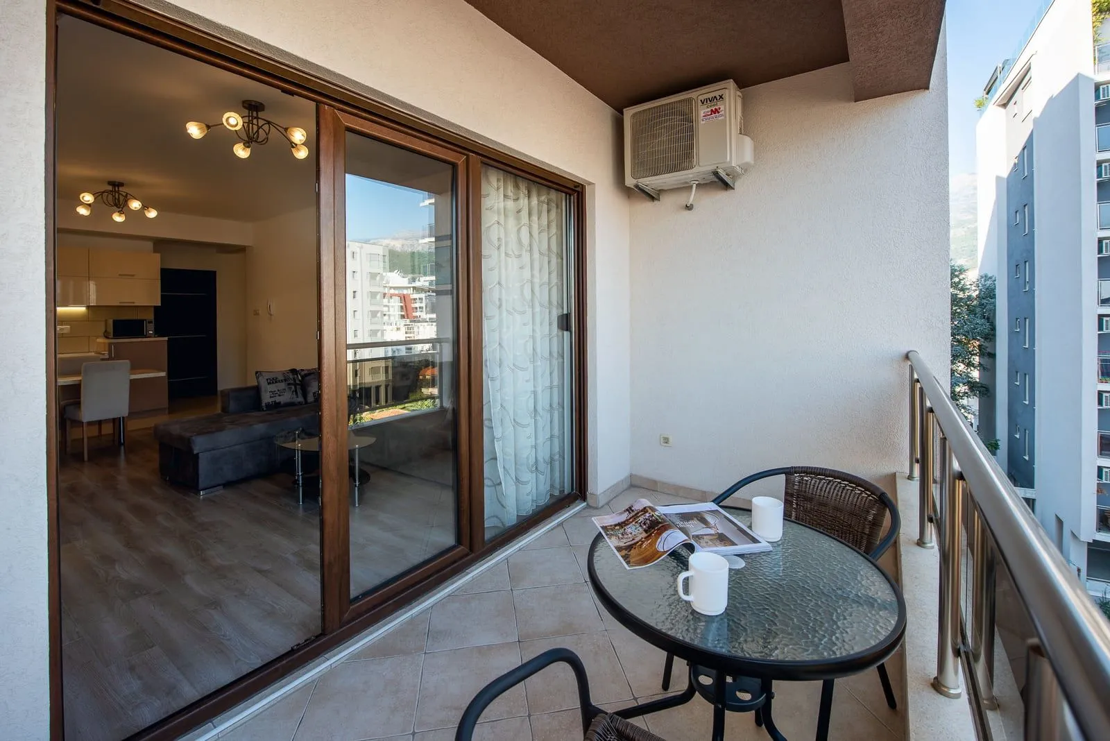 Stan-na-dan, dvosoban stan, 51m², Budva, Crna Gora