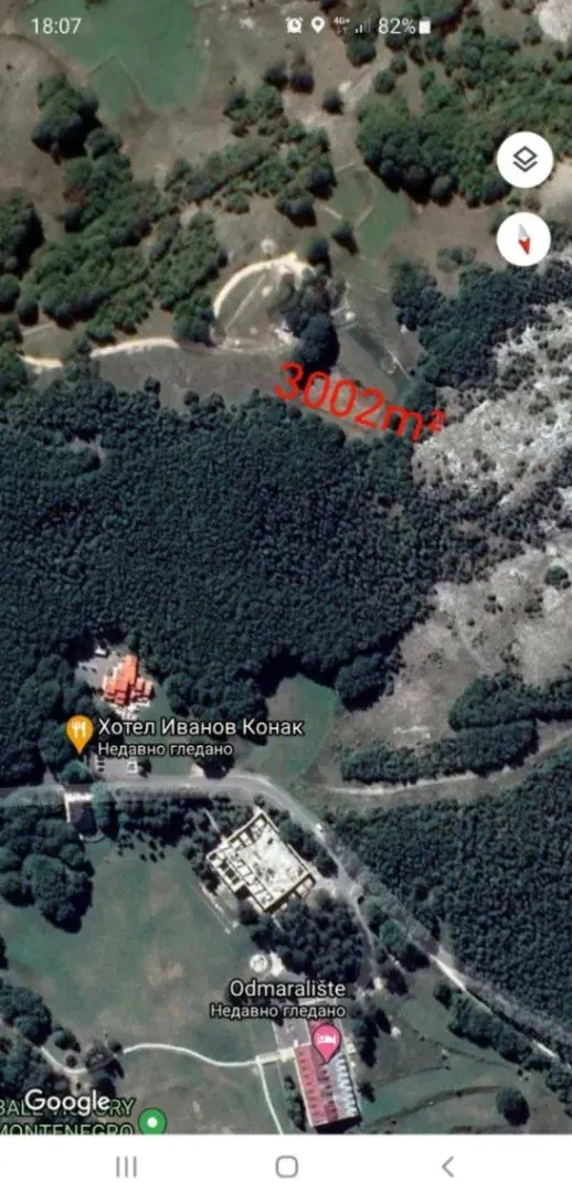 Prodaja, plac, 3002m², Ivanova Korita, Cetinje