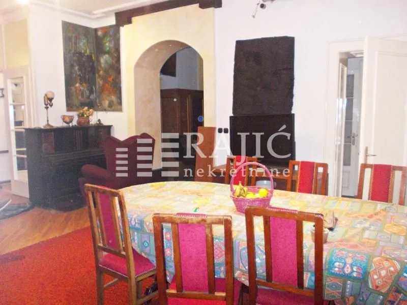Spacious dining area connected to the living room.