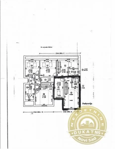 Prodaja, trosoban stan, 69m², Kej, Novi Sad Sve Podlokacije
