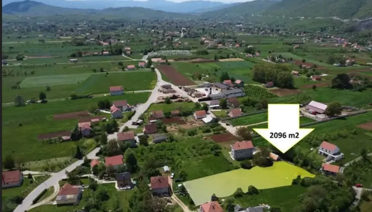 Prodaja, plac, 2096m², Rastovac, Nikšić