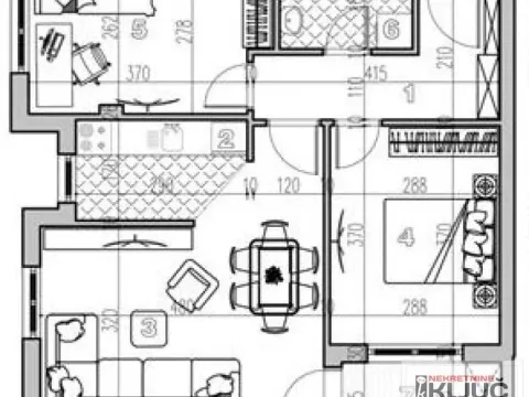 Prodaja, trosoban stan, 58m², Petrovaradin, Novi Sad