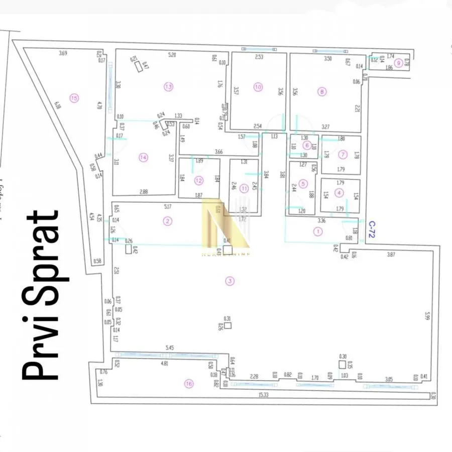 Prodaja, stan, 571m², Sajmište, Novi Sad