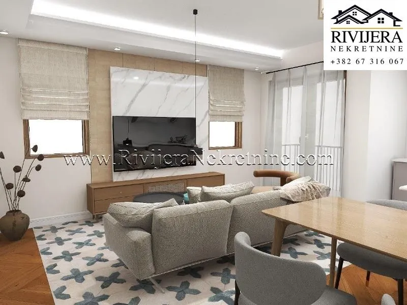 Prodaja, jednosoban stan, 53m², Risan, Kotor