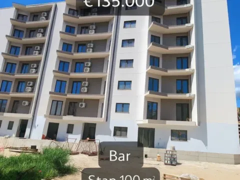 Prodaja, jednosoban stan, 39m², Bar, Crna Gora