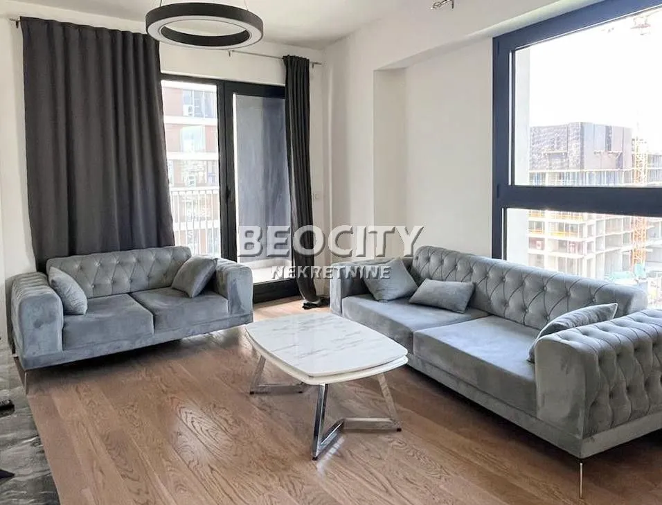 Izdavanje, trosoban stan, 91m², Beograd Na Vodi, Beograd