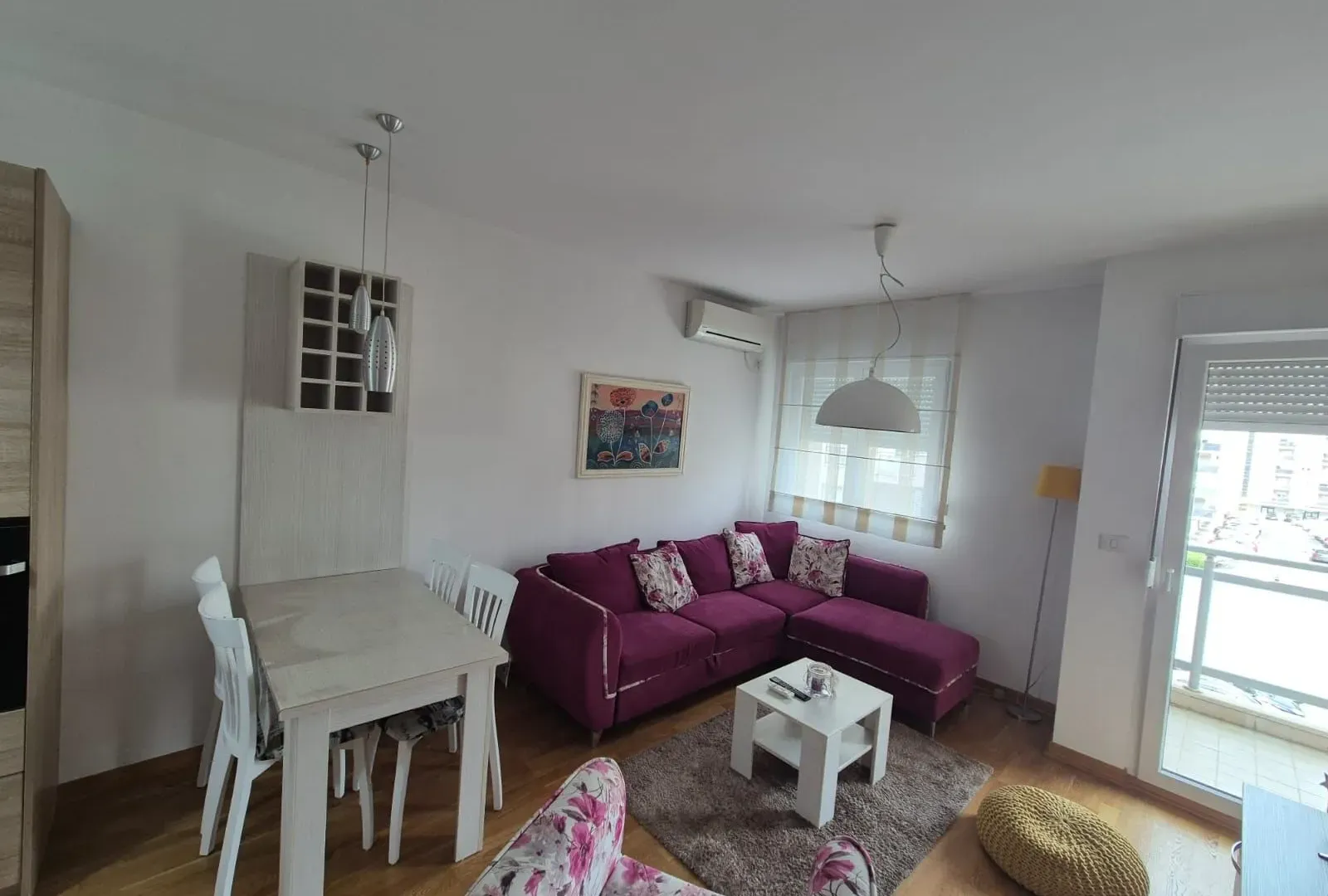 Rent, one bedroom apartment, 45m², City Kvart, Podgorica
