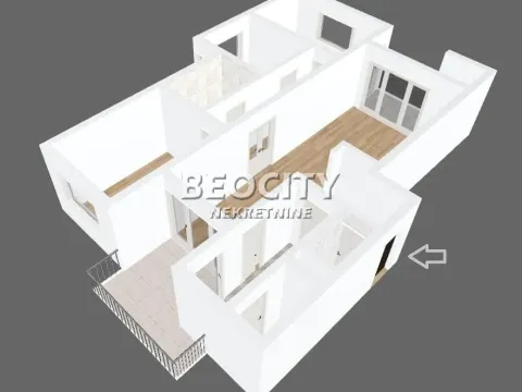 Sale, four bedroom apartment, 88m², Čukarička Padina, Beograd - image 19