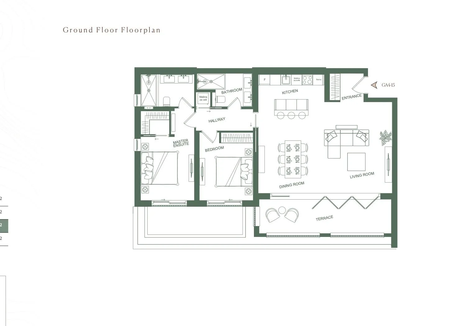 Prodaja, stan, 108m², Tivat, Crna Gora