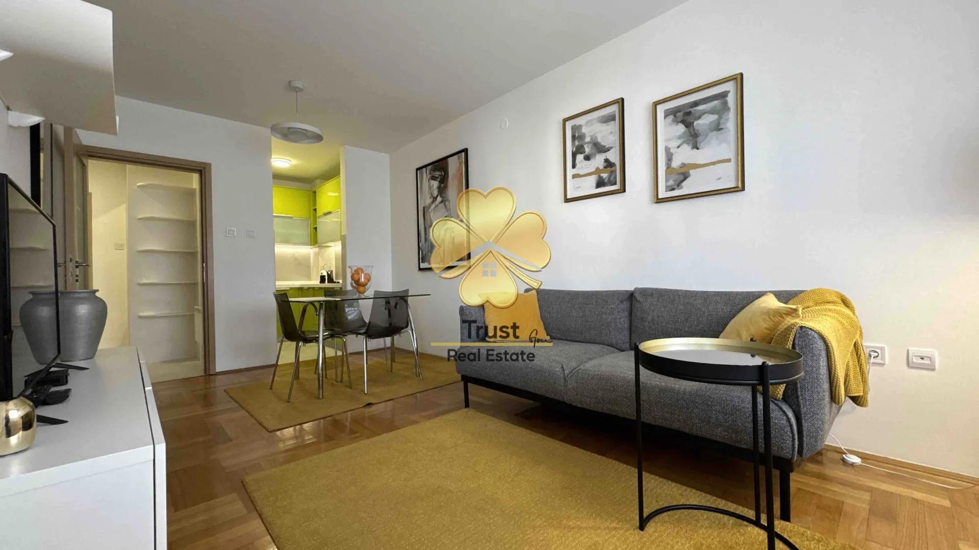Rent, one bedroom apartment, 45m², Preko Morače, Podgorica