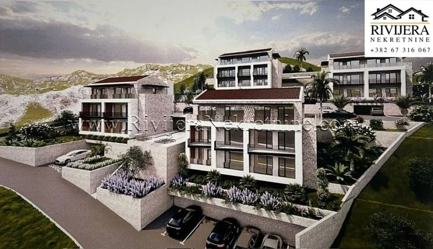 Prodaja, dvosoban stan, 90m², Muo, Kotor