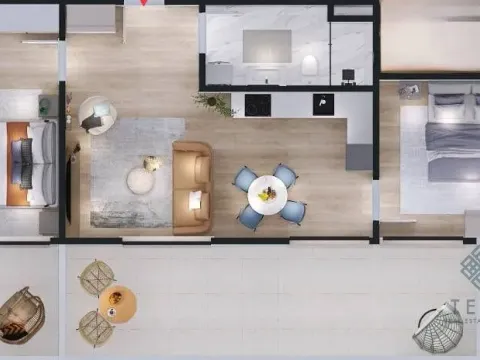 Sale, two bedroom apartment, 101m², Gradiošnica, Tivat - image 10