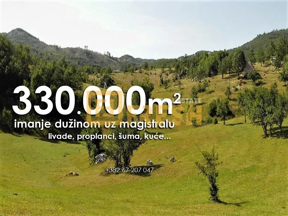 Prodaja, plac, 330000m², Plužine, Crna Gora
