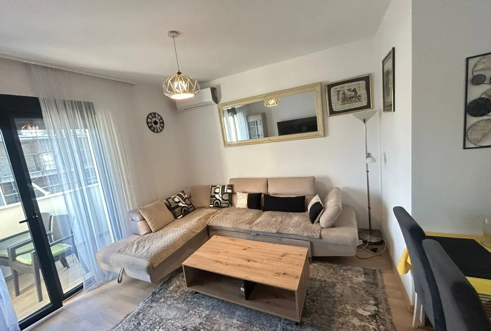 Rent, one bedroom apartment, 45m², Zabjelo, Podgorica