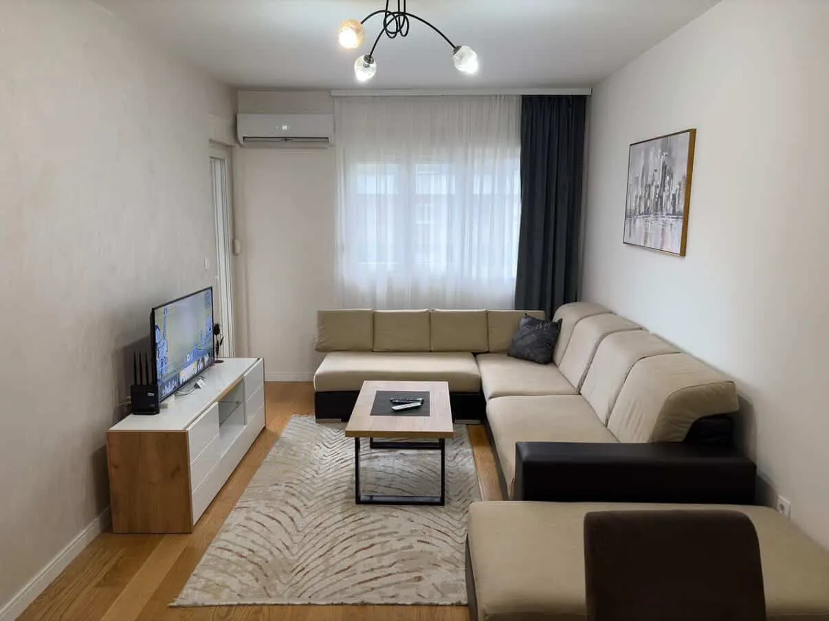 Rent, one bedroom apartment, 47m², Central Point, Podgorica