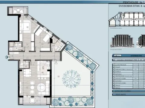 Sale, one bedroom apartment, 42m², Topolica, Bar - image 5