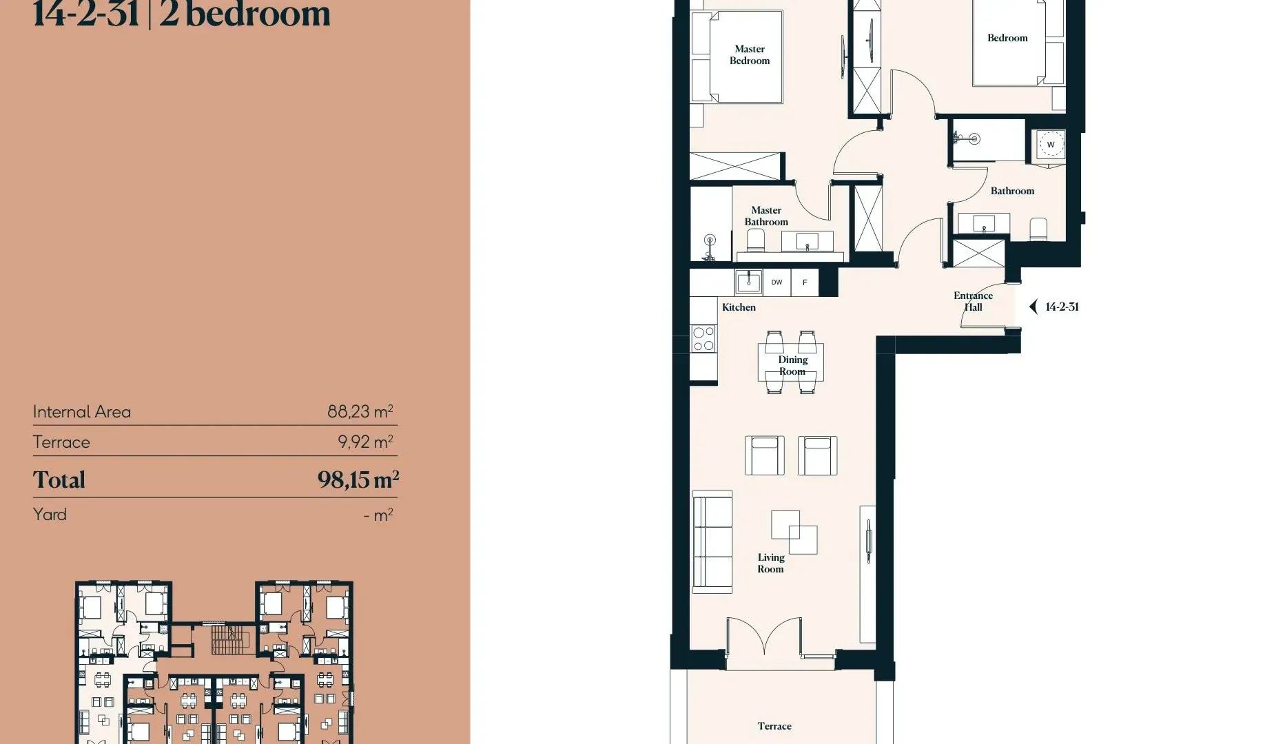 Prodaja, stan, 98m², Tivat, Crna Gora