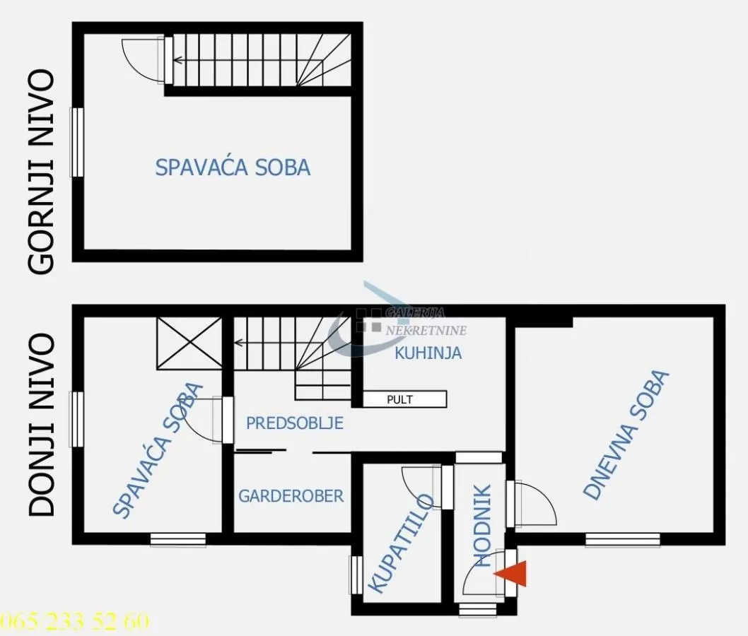 Prodaja, trosoban stan, 62m², Stari Grad, Beograd
