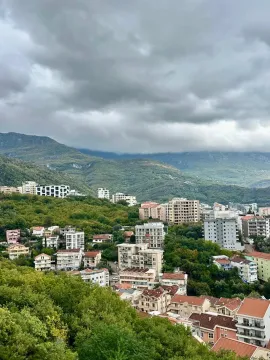 View from the property overlooking the city and mountains in the background. - image 5