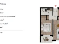 Prodaja, jednosoban stan, 44m², Šušanj, Bar - image 1