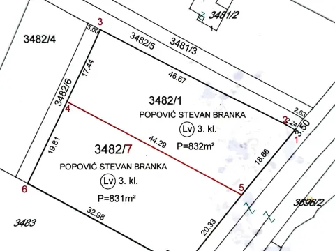 Prodaja, plac, 1663m², Kličevo, Nikšić - image 1