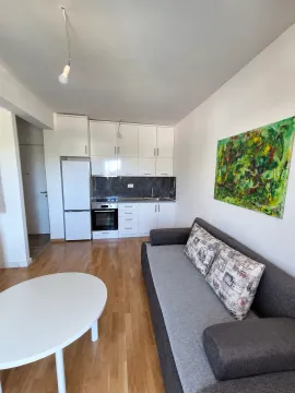 Living room with kitchen and dining table. - image 2