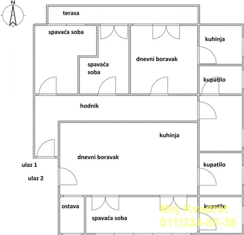 Sale, apartment, 120m², Stari Grad, Beograd