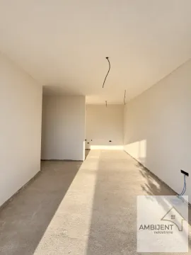 Empty room under construction with white walls and prepared installations. - image 11