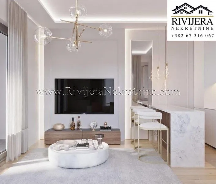 Sale, one bedroom apartment, 41m², Prčanj, Kotor