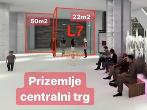 Sale, office space, 132m², Budva, Crna Gora