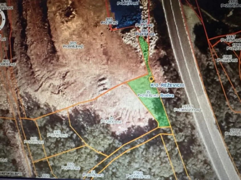 Prodaja, plac, 222m², Reževići, Budva