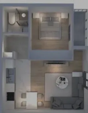 Prodaja, jednosoban stan, 37m², Zabjelo, Podgorica - image 8