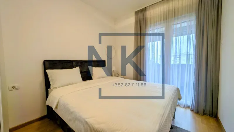 Rent, one bedroom apartment, 45m², Pobrežje, Podgorica