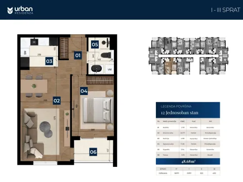 Prodaja, dvosoban stan, 62m², Zabjelo, Podgorica - image 2