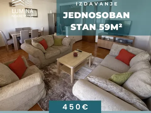 Izdavanje, jednosoban stan, 59m², Ljubović, Podgorica - image 1
