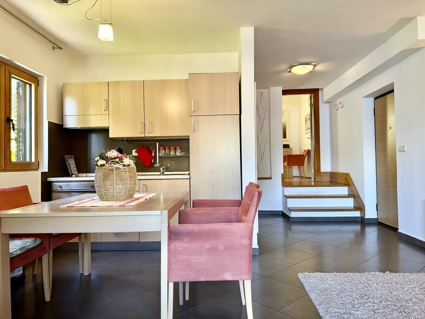 Rent, one bedroom apartment, 56m², Dobrota, Kotor