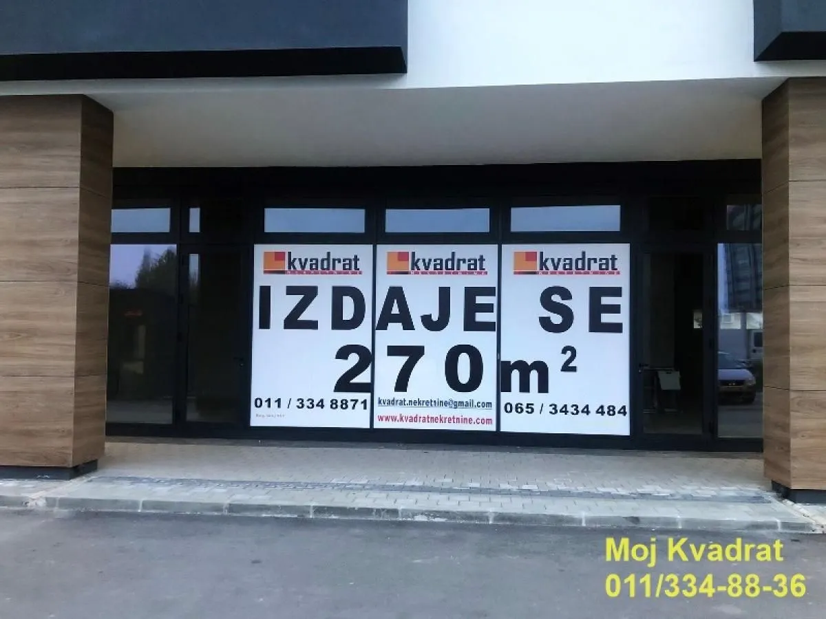Izdavanje, poslovni prostor, 270m², Tošin bunar, Novi Beograd Sve Podlokacije