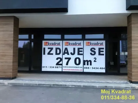 Izdavanje, poslovni prostor, 270m², Tošin bunar, Novi Beograd Sve Podlokacije