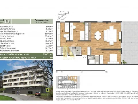 Prodaja, četvorosoban stan, 117m², Banja Vrdnik, Irig - image 2