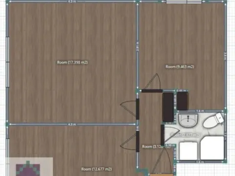 Sale, two bedroom apartment, 47m², Banatić, Novi Sad Sve Podlokacije - image 7