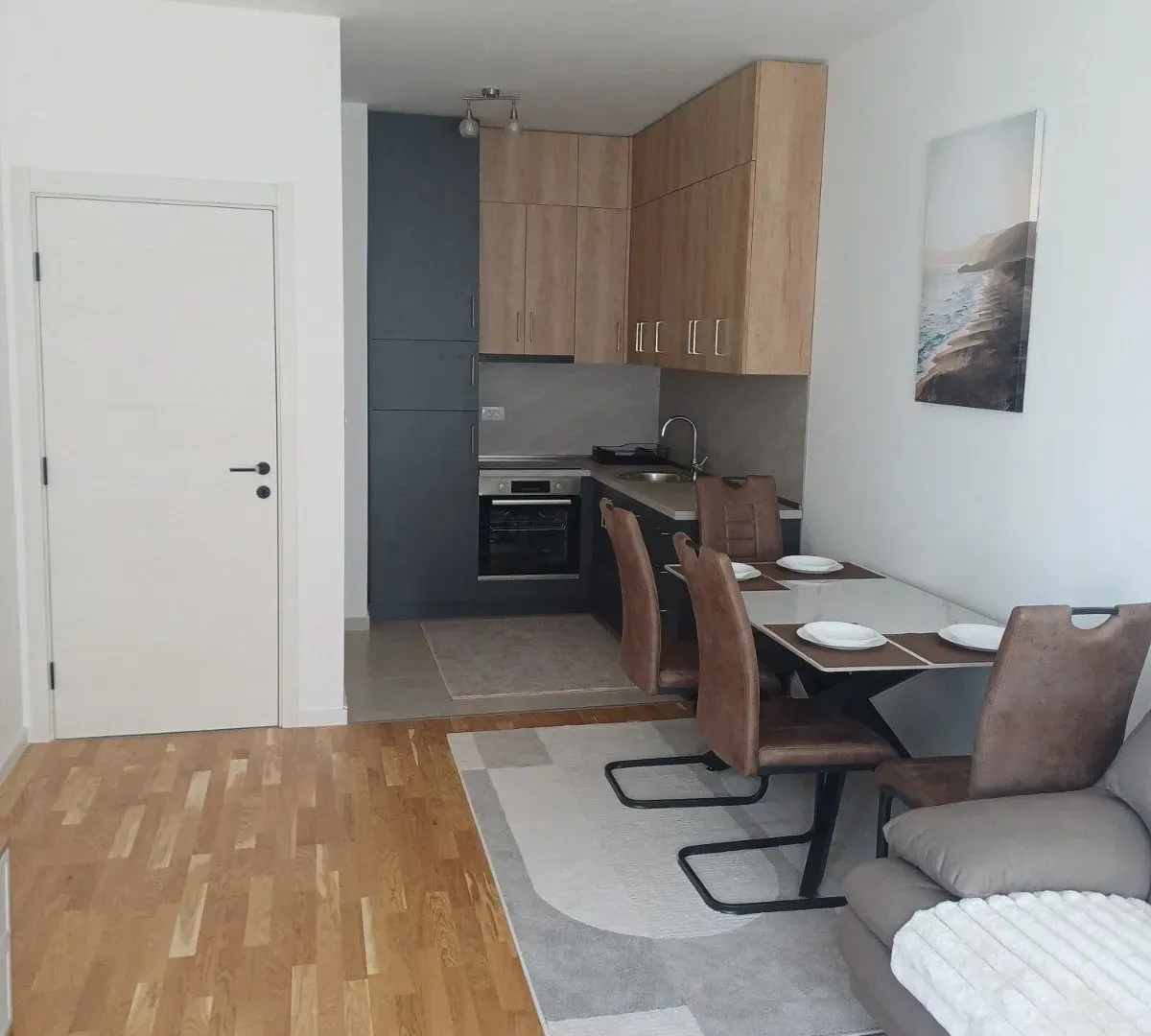 Rent, one bedroom apartment, 44m², Stari Aerodrom, Podgorica