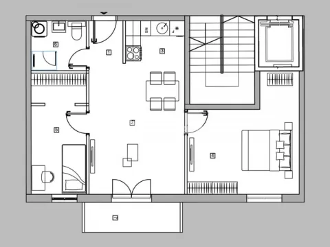 Sale, three bedroom apartment, 64m², Zvezdara Sve Podlokacije, Beograd