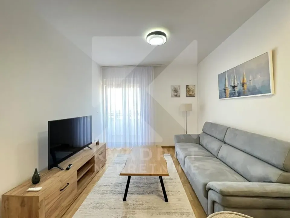 Rent, one bedroom apartment, 44m², Pobrežje, Podgorica